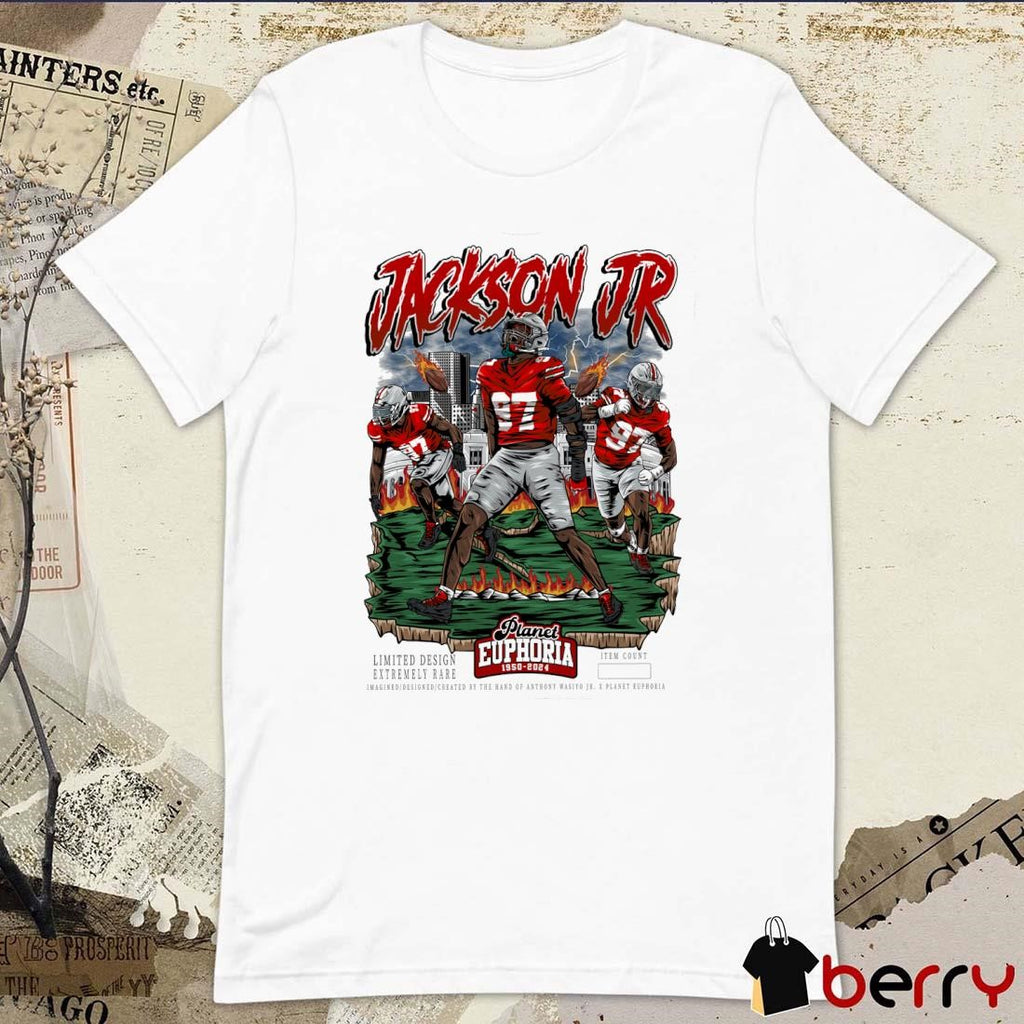 Kenyatta Jackson Jr. Ohio State Planet Euphoria Artwork t-shirt
