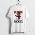 Official Kevin Durant Houston Rockets Nba Player Signature Caricature
