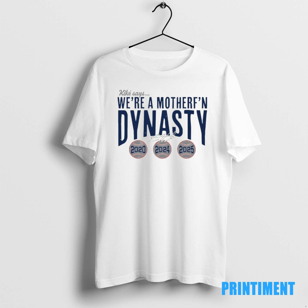 Official Kike Hernandez Says Were A Mother Fn Dynasty 2020 2024 205 Signature Tee Sweater