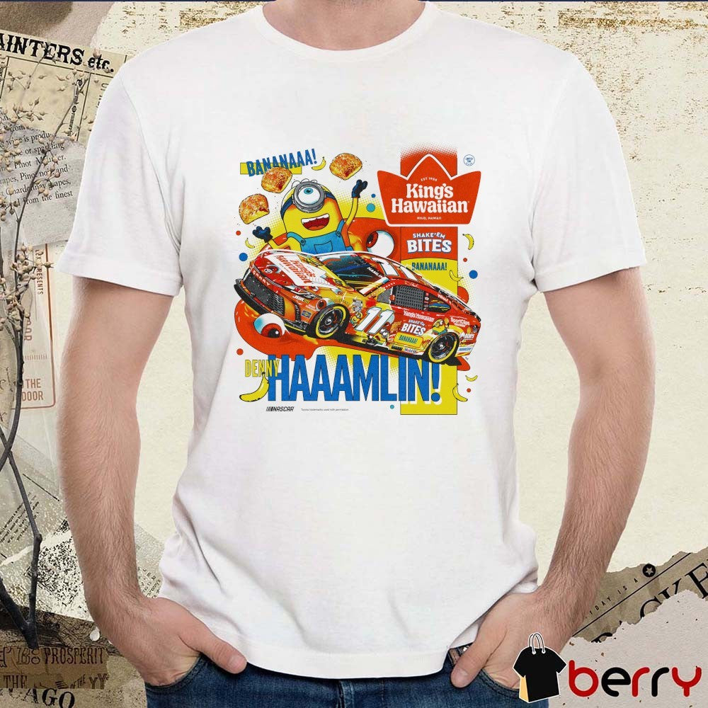 King’s Hawaiian Minions and Monsters Denny Hamlin NASCAR t-shirt