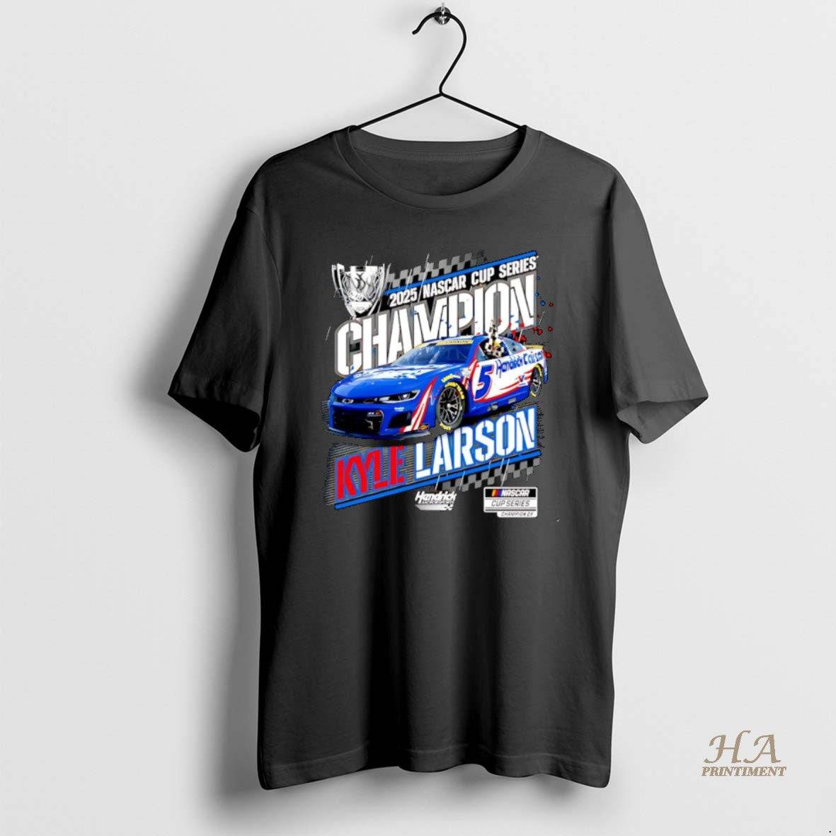 Official Kyle Larson Hendrick Motorsports Team Collection 2025 Nascar Cup Series Champion Christmas