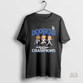 Official La Dodgers 2025 World Series Champions Appeal Play Caricature Christmas