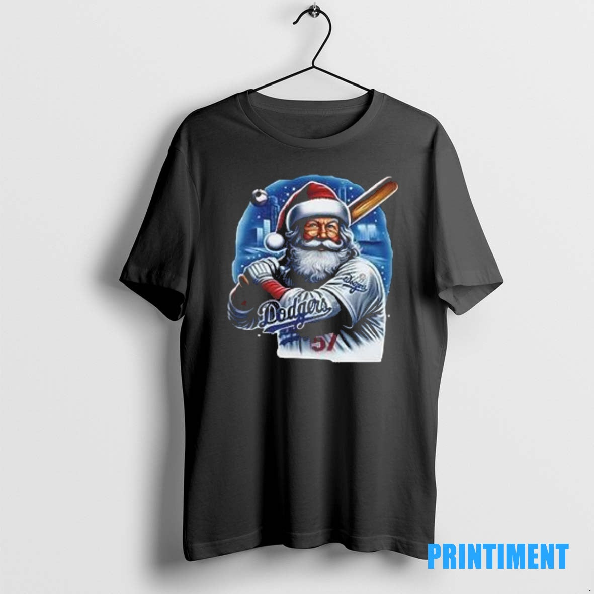 Official La Dodgers Santa Claus Merry Christmas Tee Sweater