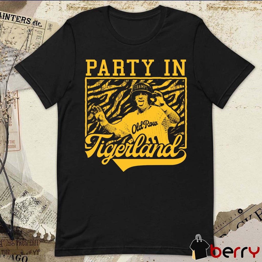 LSU Tigers Baseball Josh Pearson Party In Tigerland NCAA Graphic t-shirt