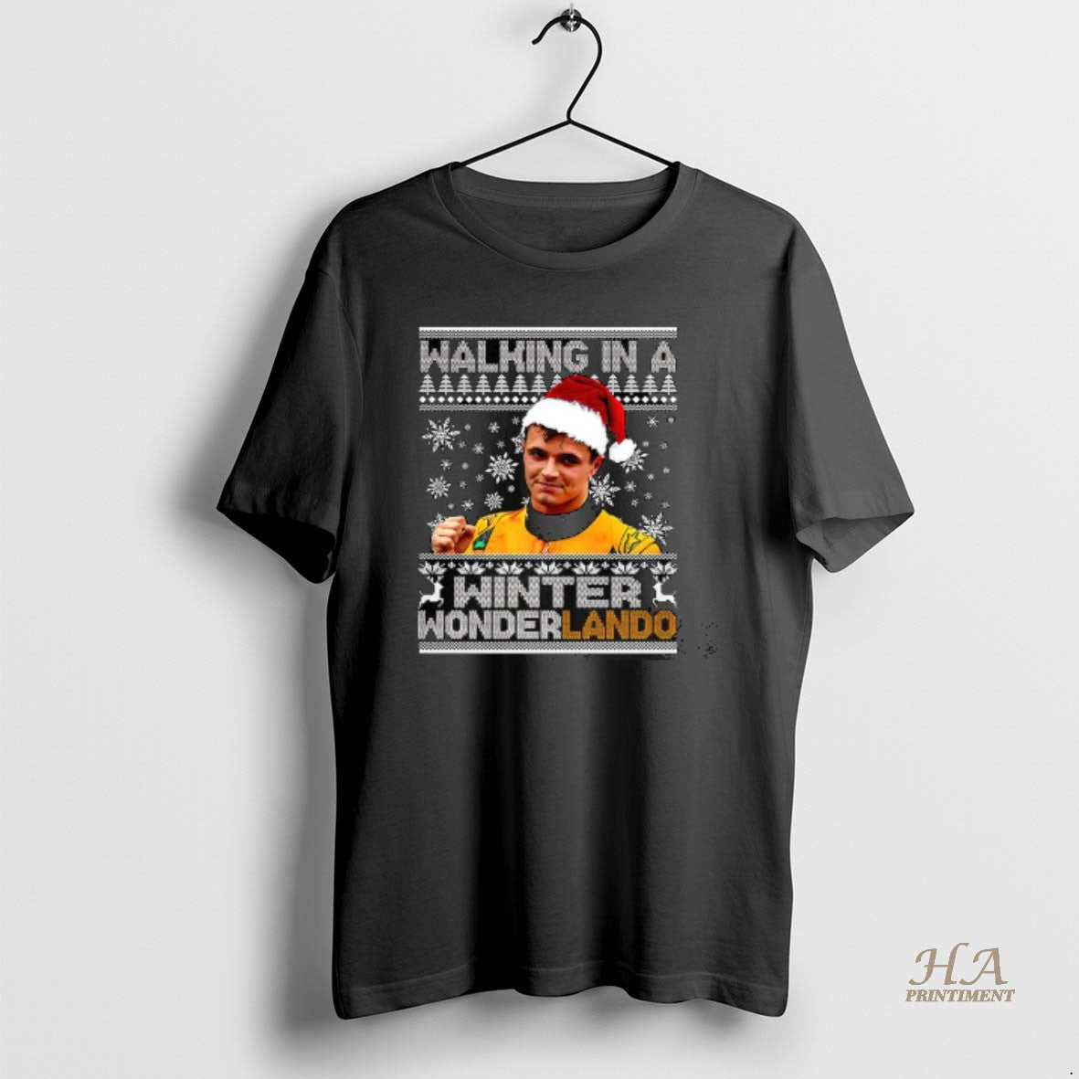 Official Lando Norris Walking In A Winter Wonderland Christmas
