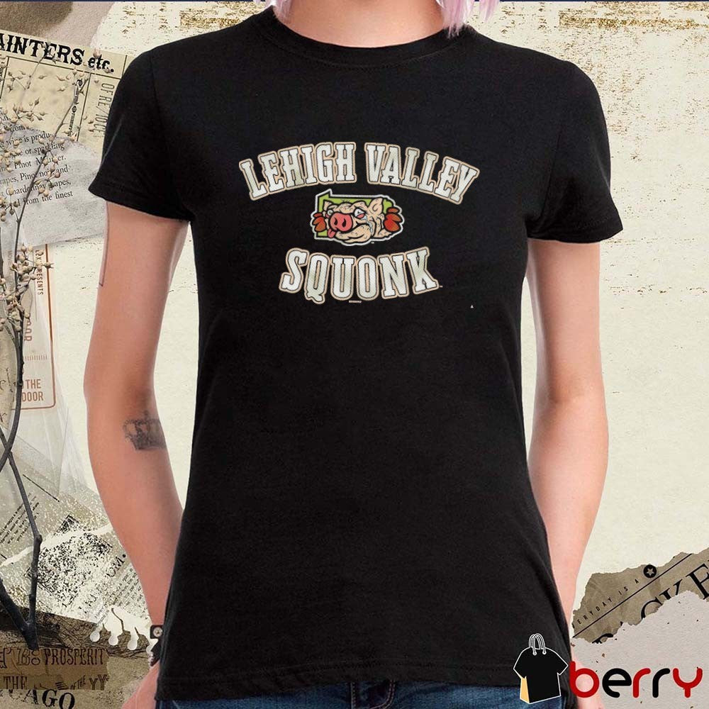 Lehigh Valley Squonk Primary Baseball Logo t-shirt