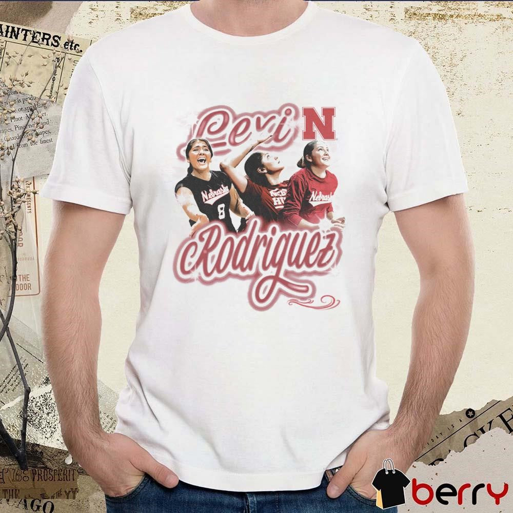 Lexi Rodriguez Nebraska Volleyball Airbrush Graphic t-shirt