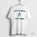 Official Life Is Soup I Am Fork Frog Vintage Shirt
