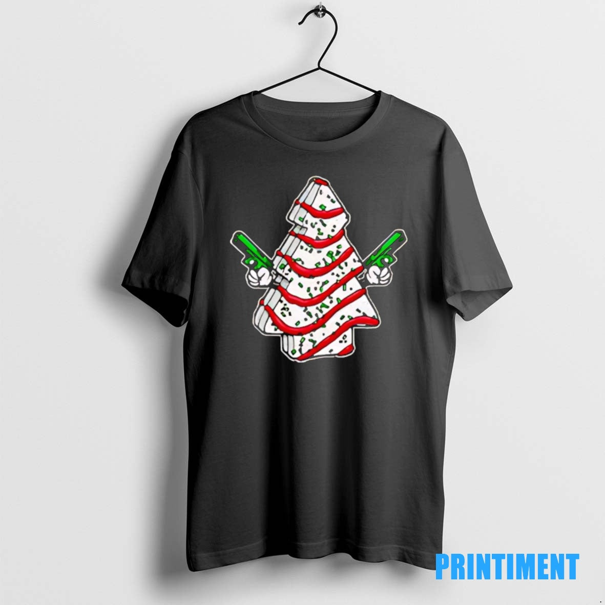 Official Little Debbie Christmas Tree Cake Guns Tee Sweater
