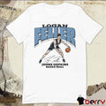 Logan Feller Johns Hopkins Basketball Cartoon Signature t-shirt