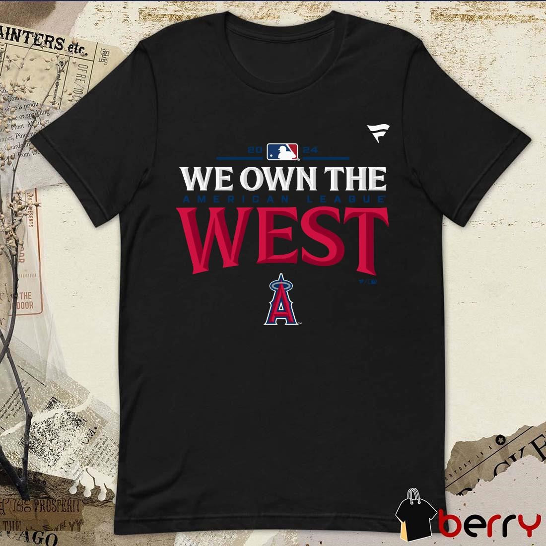 Los Angeles Angels We Own The National League West Division Champions 2024 t-shirt