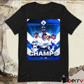 Los Angeles Dodgers 2024 National League West Champions Clinched Poster t-shirt