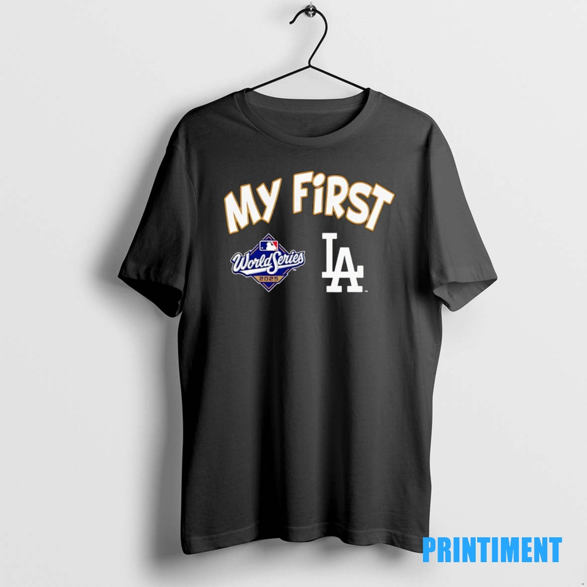 Official Los Angeles Dodgers 2025 World Series Champions My First Tee Sweater