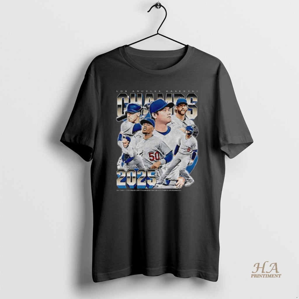 Official Los Angeles Dodgers All Team Mlb Baseball Are The 2025 World Champions Series