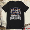 Los Angeles Dodgers Baseball 2024 World Champs Players Caricatures Vintage t-shirt