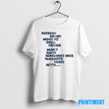 Official Los Angeles Dodgers Baseball 2025 World Champs Acrostic Kershaw Shohei Miggy Ro Snell Freddie