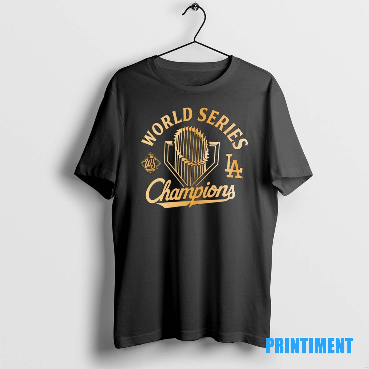 Official Los Angeles Dodgers Mlb 2025 World Series Champions Locker Room Tee Sweater