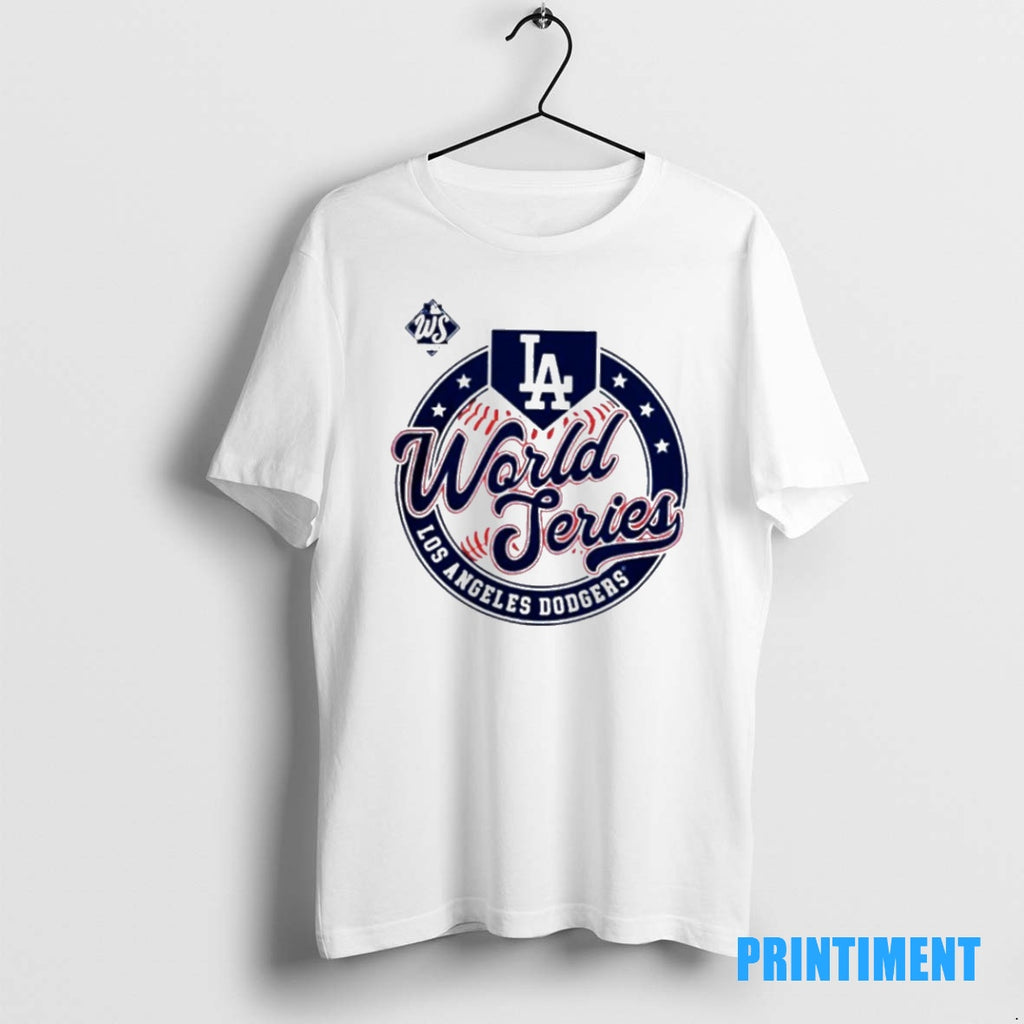Official Los Angeles Dodgers Majestic Threads 2025 World Series Tee Sweater