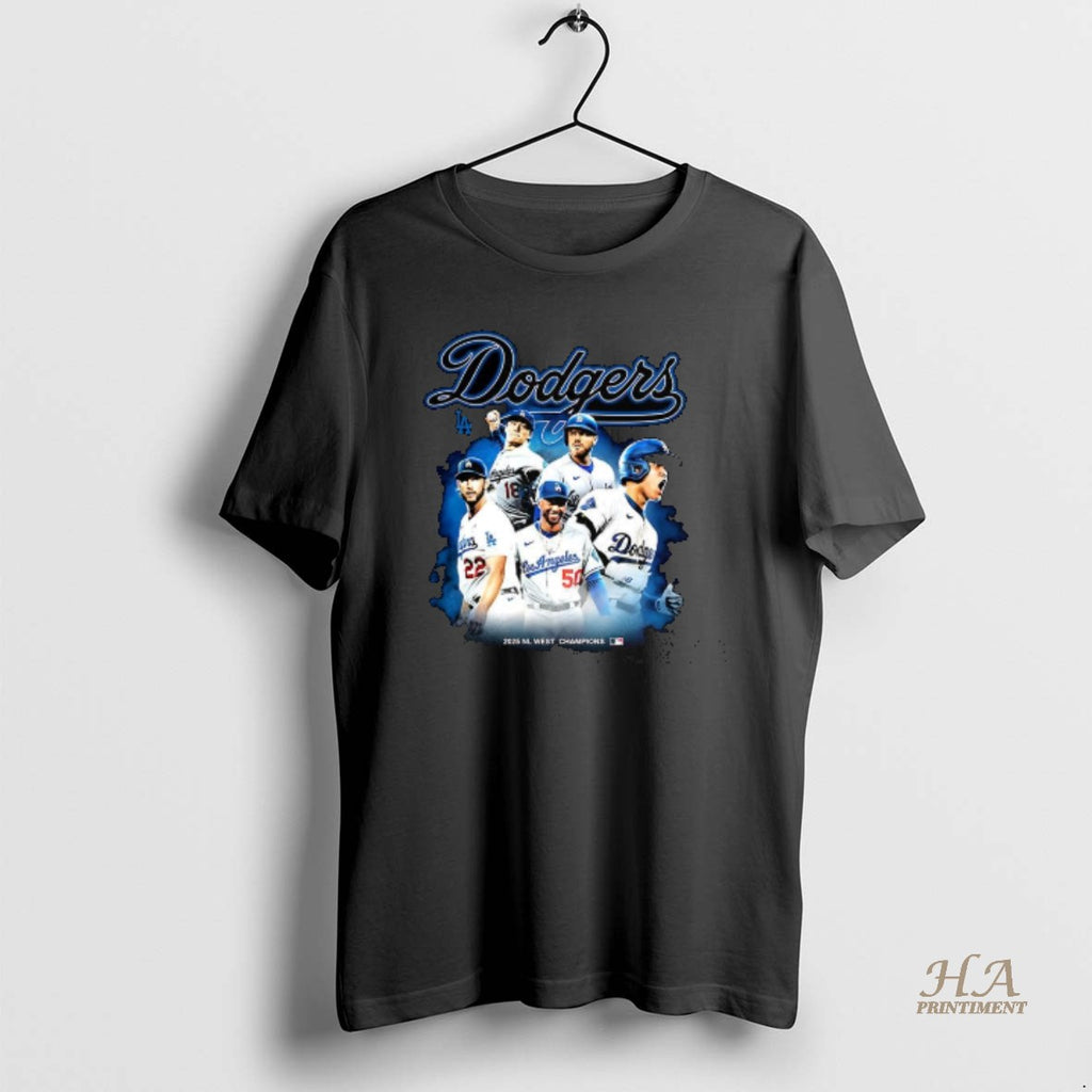 Official Los Angeles Dodgers Nl West Champions 2025 Player Collage