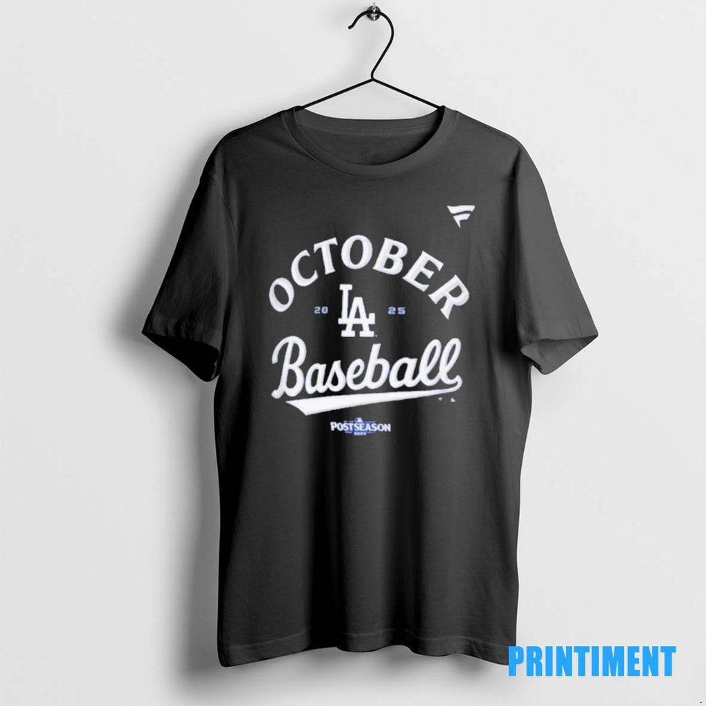 Official Los Angeles Dodgers October Baseball Nl Wild Card Winner Tee Sweater
