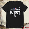 Los Angeles Dodgers Royal 2024 National League West Division Champions Locker Room t-shirt