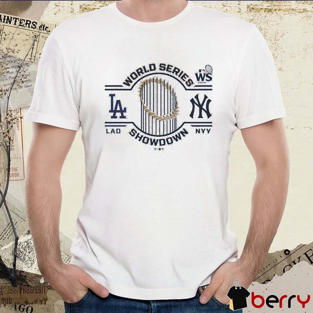 Los Angeles Dodgers vs New York Yankees MLB 2024 World Series Match Up Showdown Vintage t-shirt