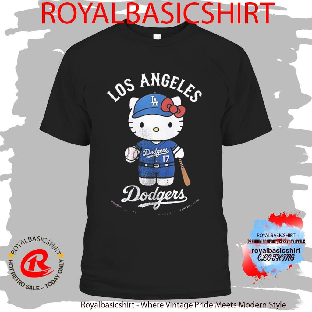 Los Angeles Dodgers x Hello Kitty Baseball Shirt