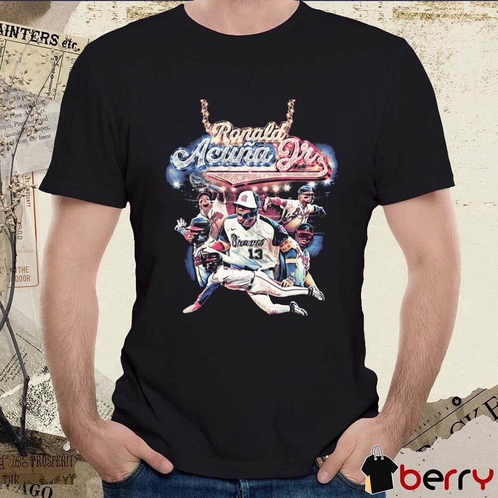 MLB Atlanta Braves He Is Back Ronald Acuña Jr. homers on the first pitch he sees t-shirt
