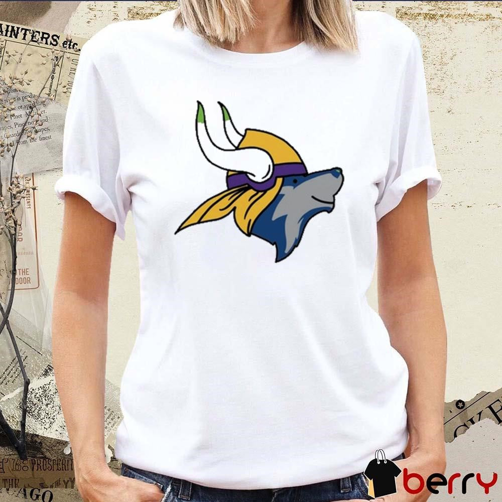 Maplewedgie Corndoggylol Minnesota Timbervikes Logo t-shirt