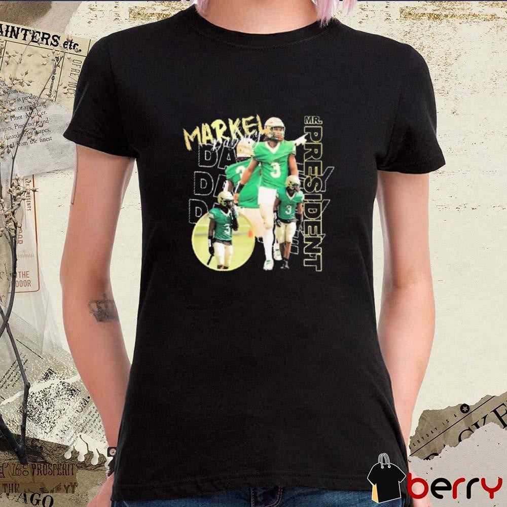 Markel Dabney Huguenot Mr President Graphic t-shirt