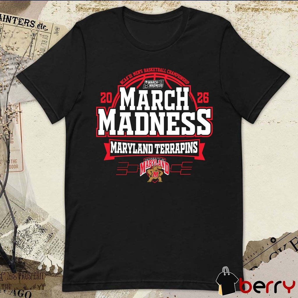 Maryland Terrapins 2026 NCAA DI Men’s Basketball Championship March Madness t-shirt