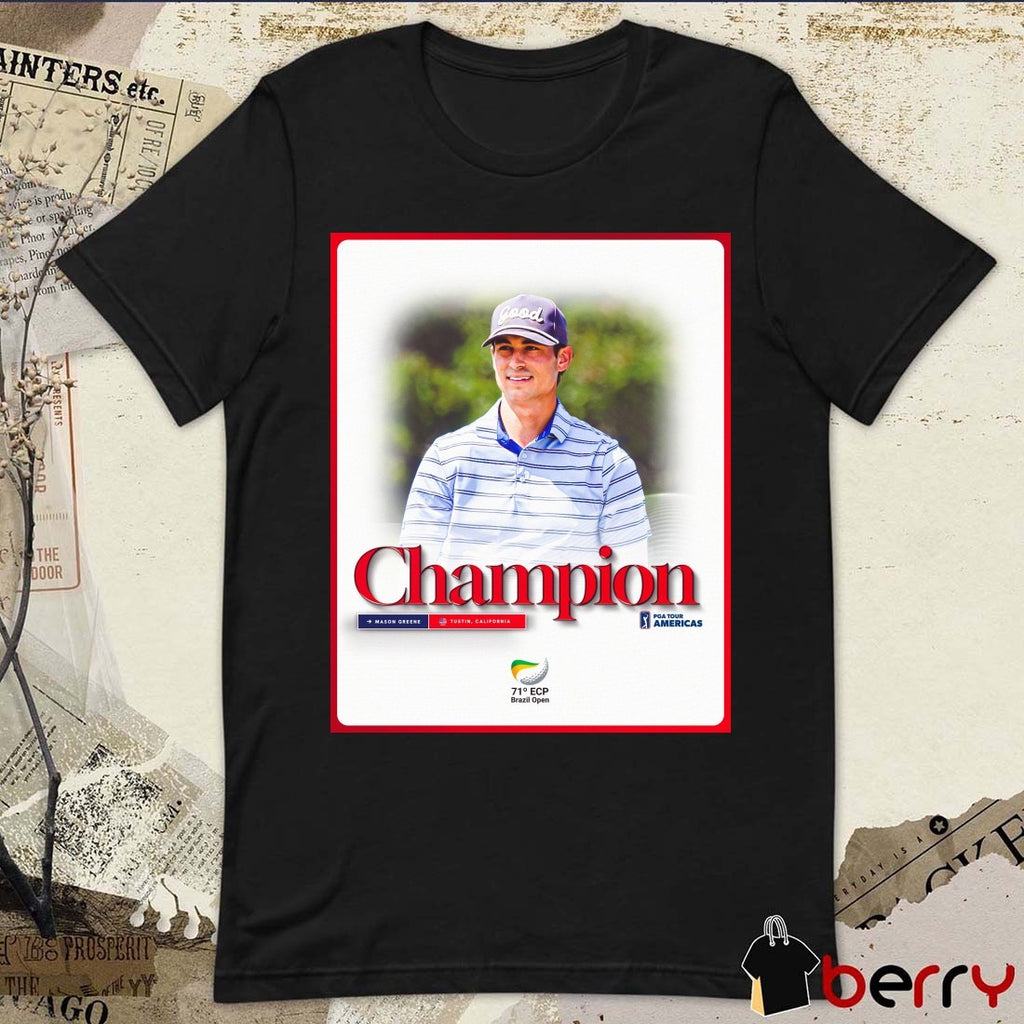 Mason Greene Champion Tustin California 71º ECP Brazil Open PGA TOUR Americas 2026 Poster t-shirt