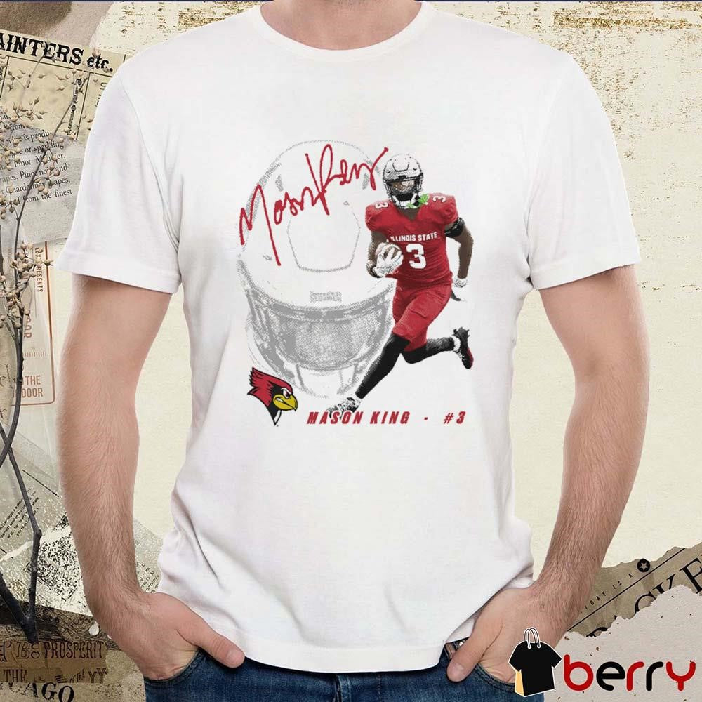 Mason King Illinois State Redbirds Graphic Signature t-shirt