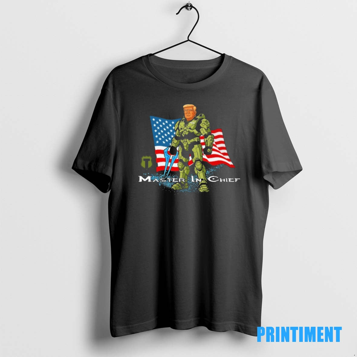 Official Master In Chief Donald Trump American Flag Tee Sweater