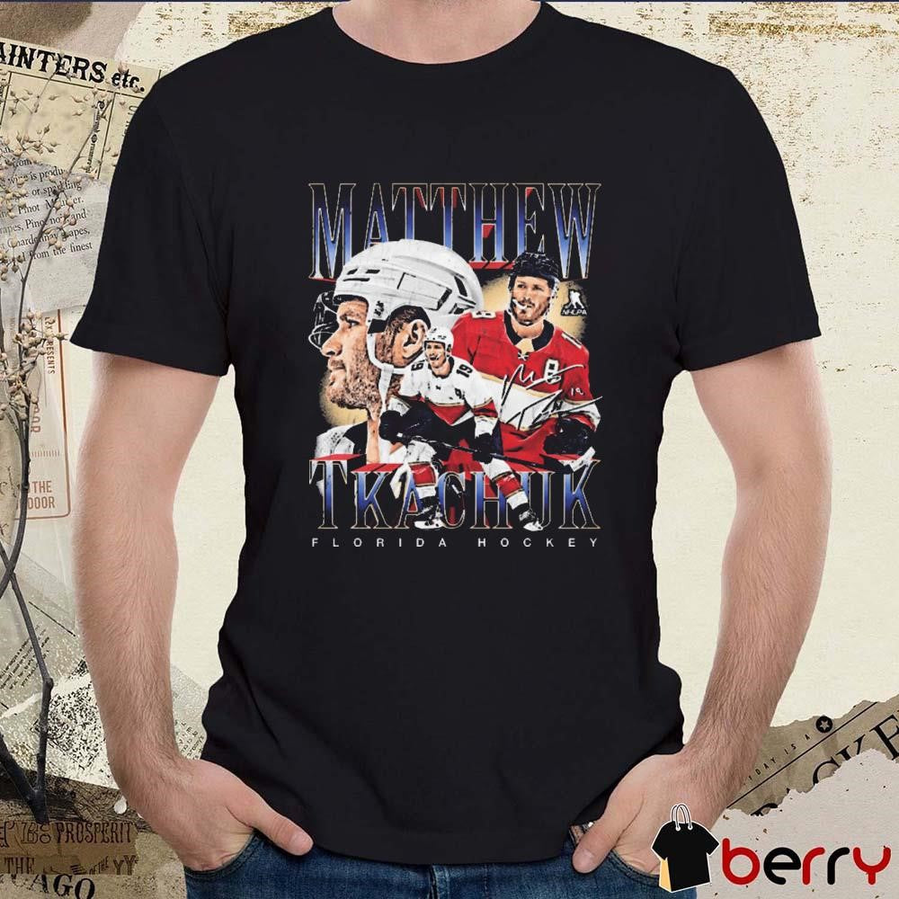 Matthew Tkachuk Florida Panthers Hockey Signature Vintage Graphic t-shirt