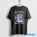 Official Merry Christmas Gig Em Detroit Lions Tee Sweater