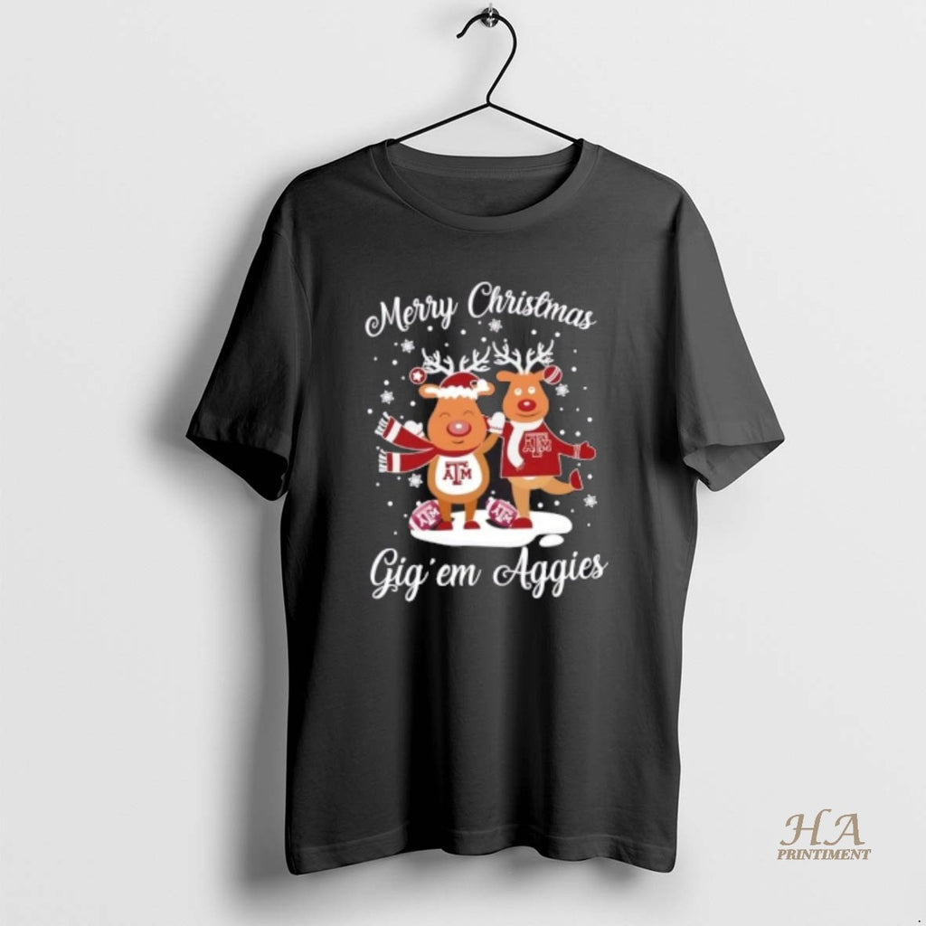 Official Merry Christmas Gig Em Texas Am Aggies Football