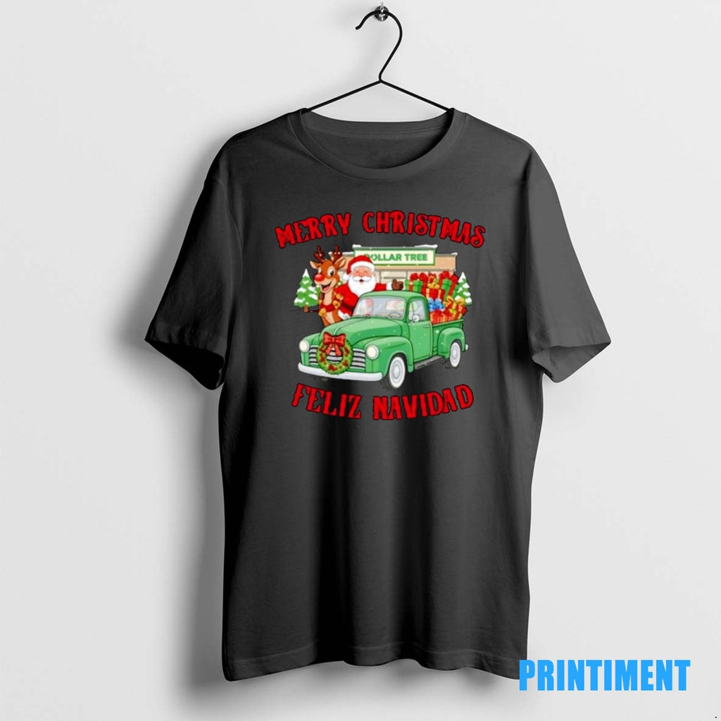 Official Merry Christmas Feliz Navidad Dollar Tree Vintage Ornaments Tee Sweater