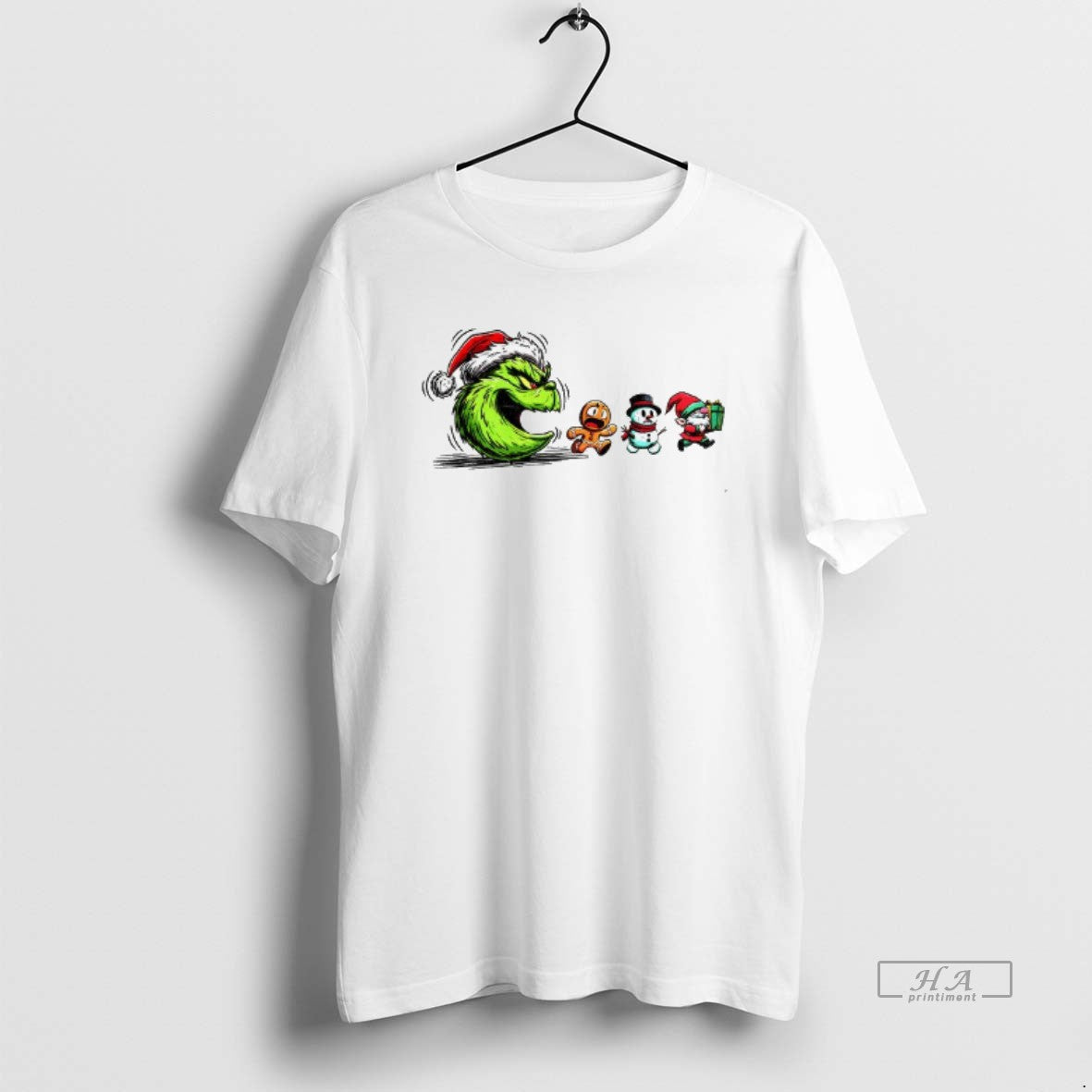 Official Merry Greenmas Grinch Santa And Friends Pacman Christmas Game