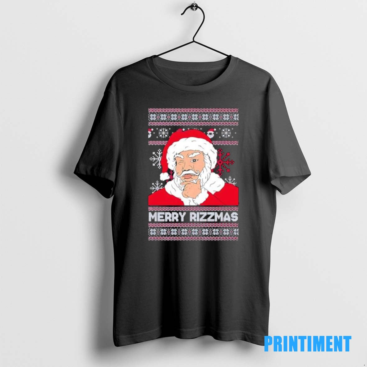 Official Merry Rizzmas Ugly Christmas Tee Sweater