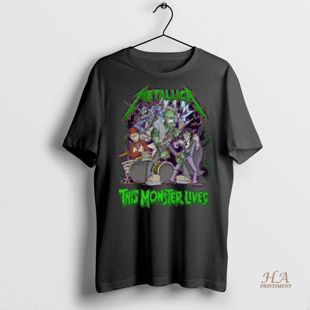 Official Metallica This Monster Lives 2025 Halloween Band Shirt