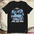 Miami Vice Jamie Foxx Colin Farrell No Rules No Law No Order Leave Now Life Is Short Time Is Luck t-shirt