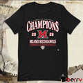 Miami of Ohio Redhawks – NCAA Women’s Basketball 2026 MAC Champions t-shirt
