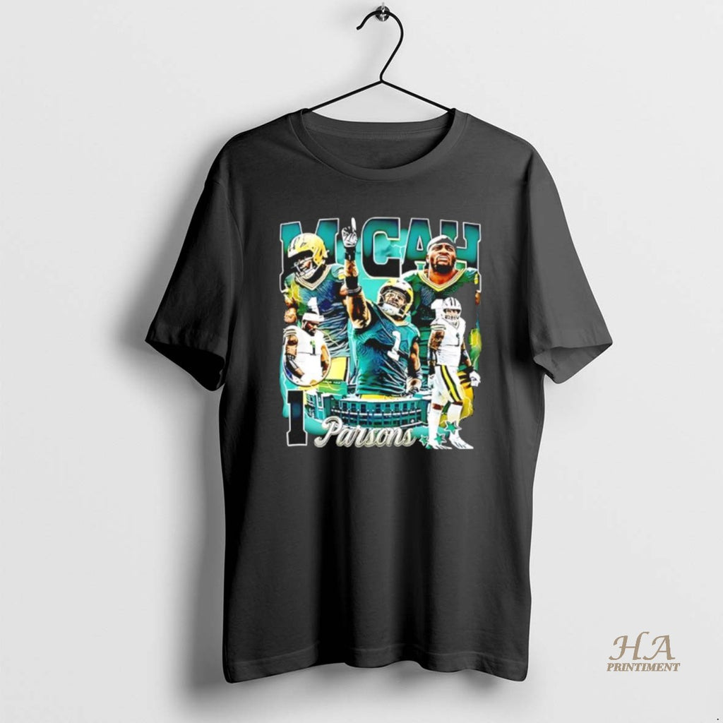Official Micah Parsons M1cah Green Bay Packers Graphic Black