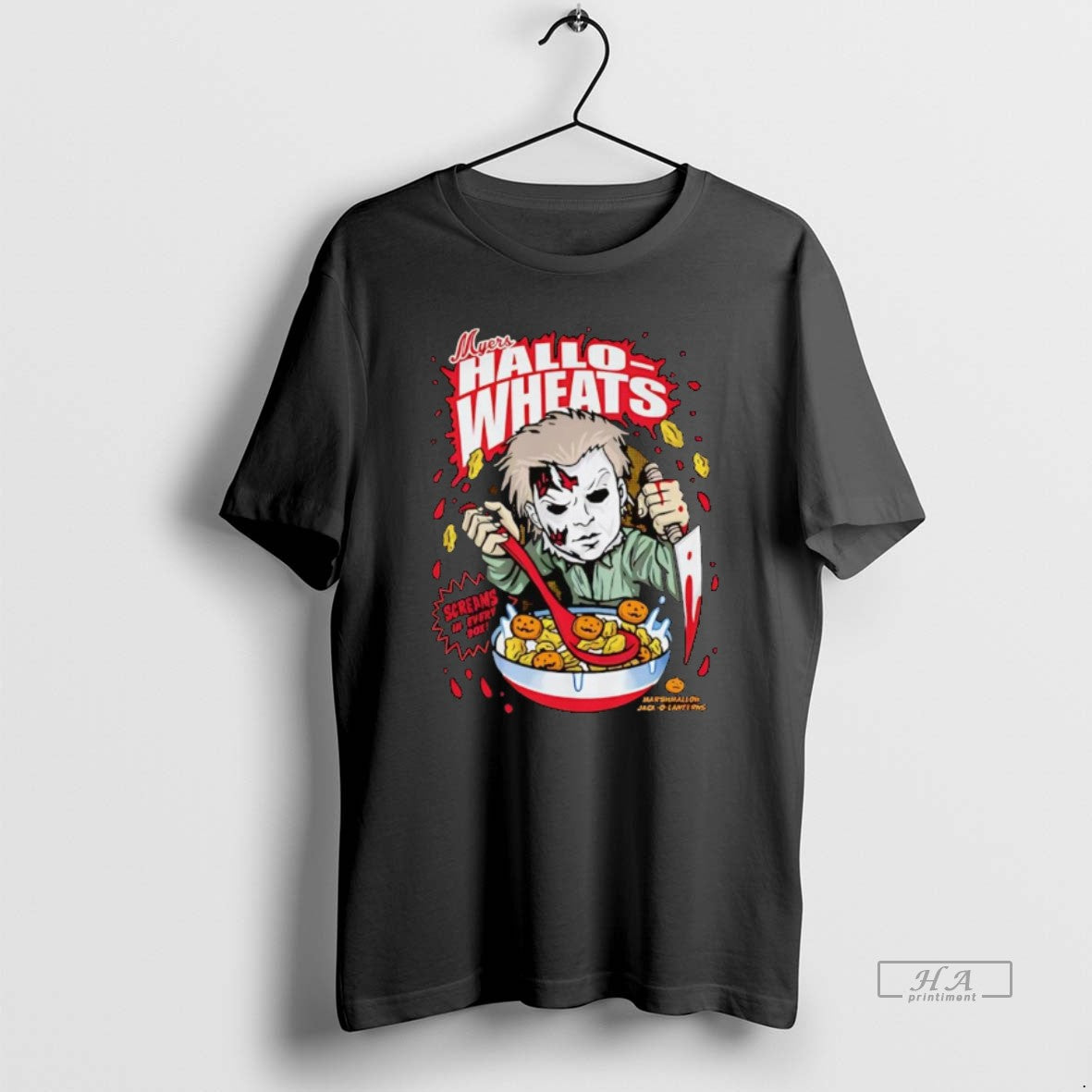 Official Michael Myers Hallo Wheats Screams In Every Box Halloween