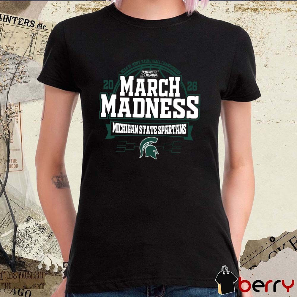 Michigan State Spartans 2026 NCAA DI Men’s Basketball Championship March Madness t-shirt