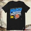Michigan Wolverines 2026 NCAA Men’s Division I Basketball March Madness Participant t-shirt