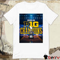 Michigan Wolverines Men’s Basketball 2025 – 2026 Big Ten Regular Season Champions t-shirt