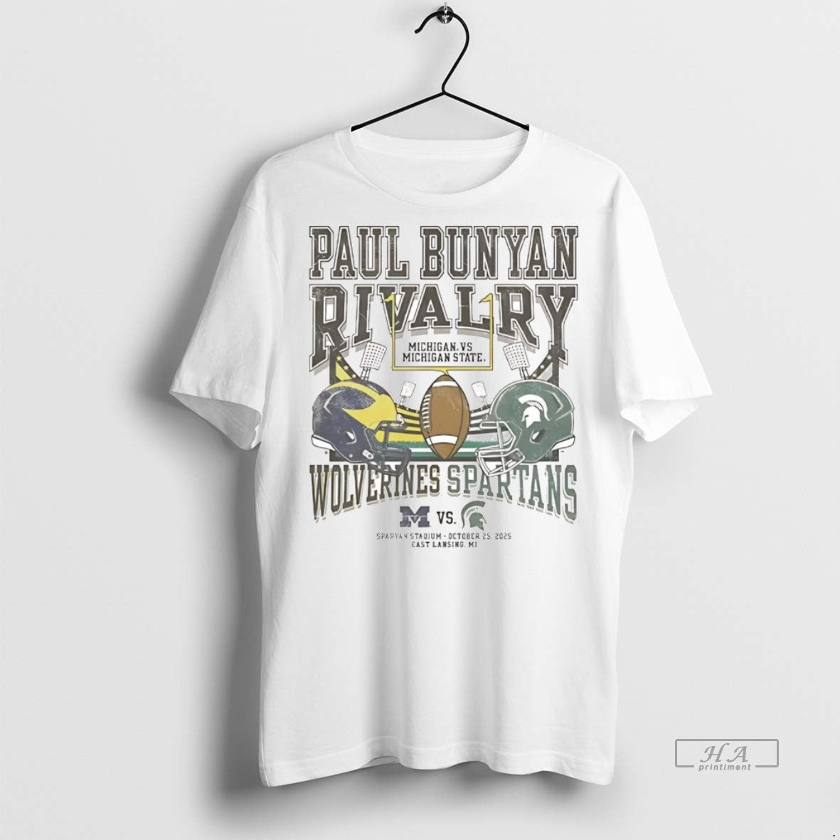 Official Michigan Wolverines Vs Spartans Paul Bunyan Trophy Rivalry 2025 Shirt