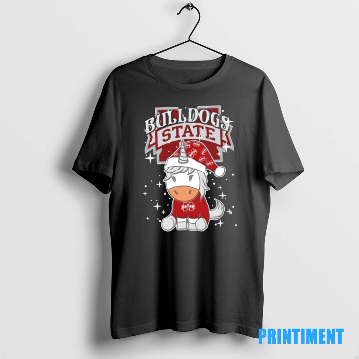 Official Mississippi State Bulldogs Football X Unicorn Merry Christmas Tee Sweater